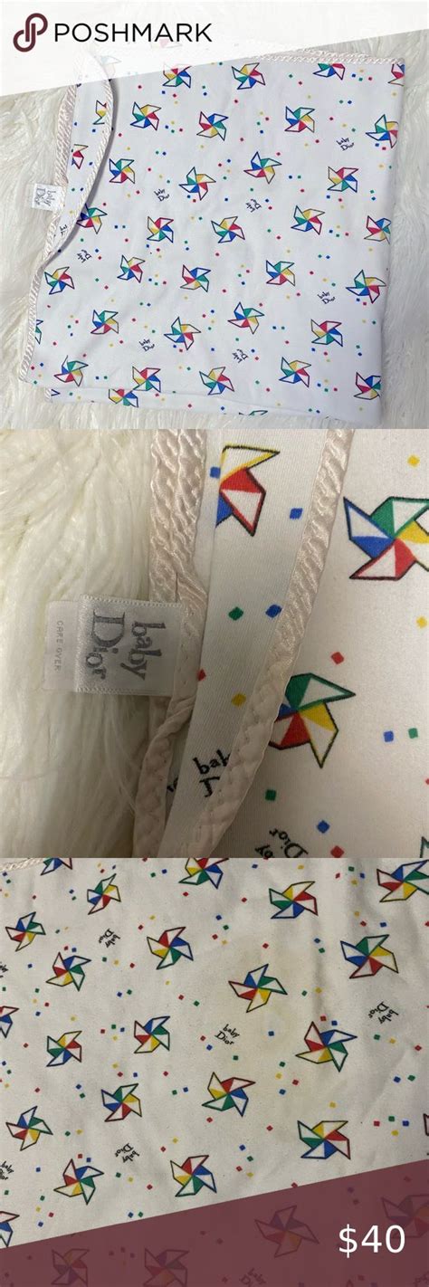 baby dior blanket|baby dior blanket vintage.